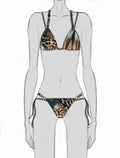 SEPIA Animal Print Bikini Top